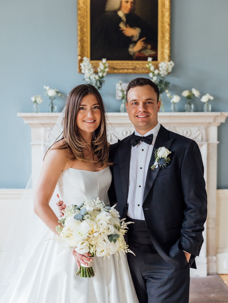 Will and Callie on their wedding day